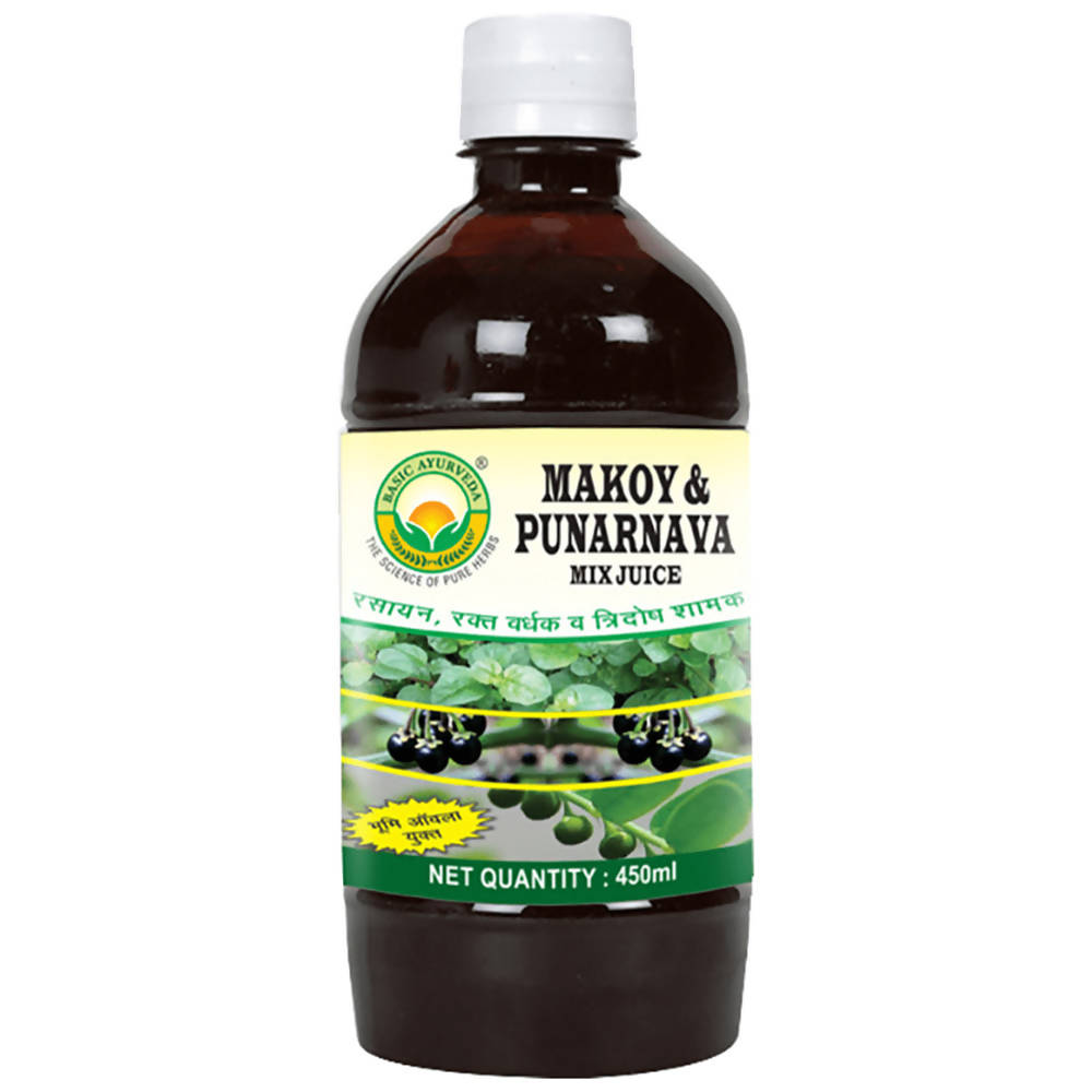 Basic Ayurveda Makoy & Punarnava Mix Juice 450 ml